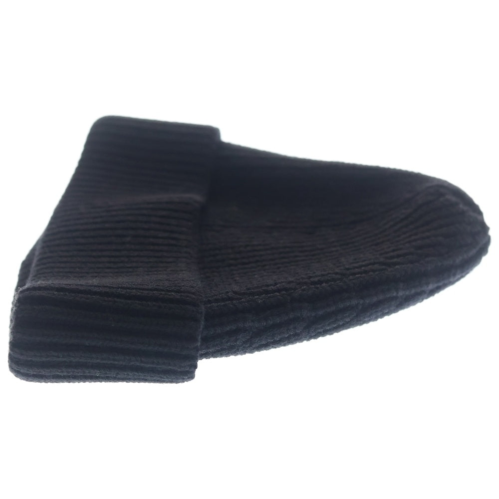 Maison Margiela(メゾンマルジェラ) KnitCap ウール混 四つタグ ビーニー ニット帽 ブラック S50TC0051