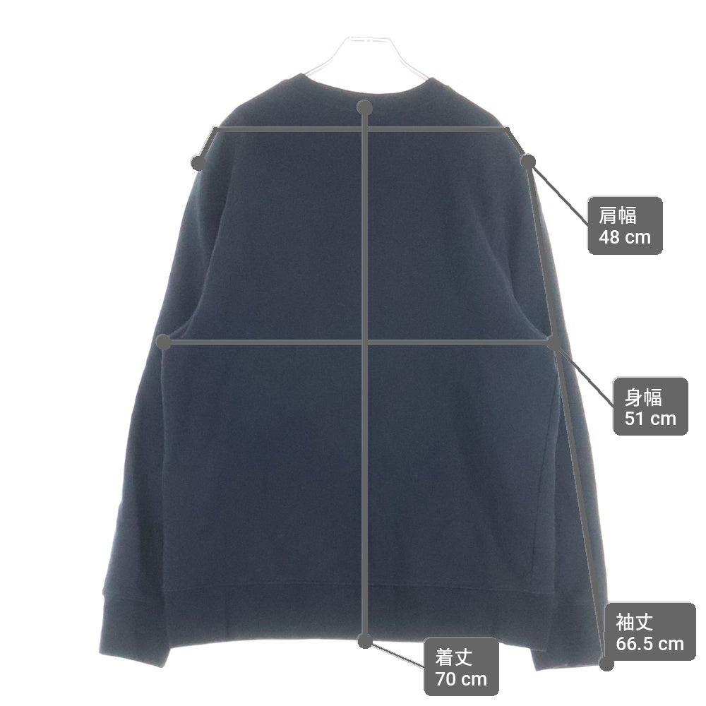 Y-3(ワイスリー) SQUARE LOGO CREW SWEATSHIRT スクエアロゴ クルーネックスウェットシャツ トレーナー ブラック HB3324