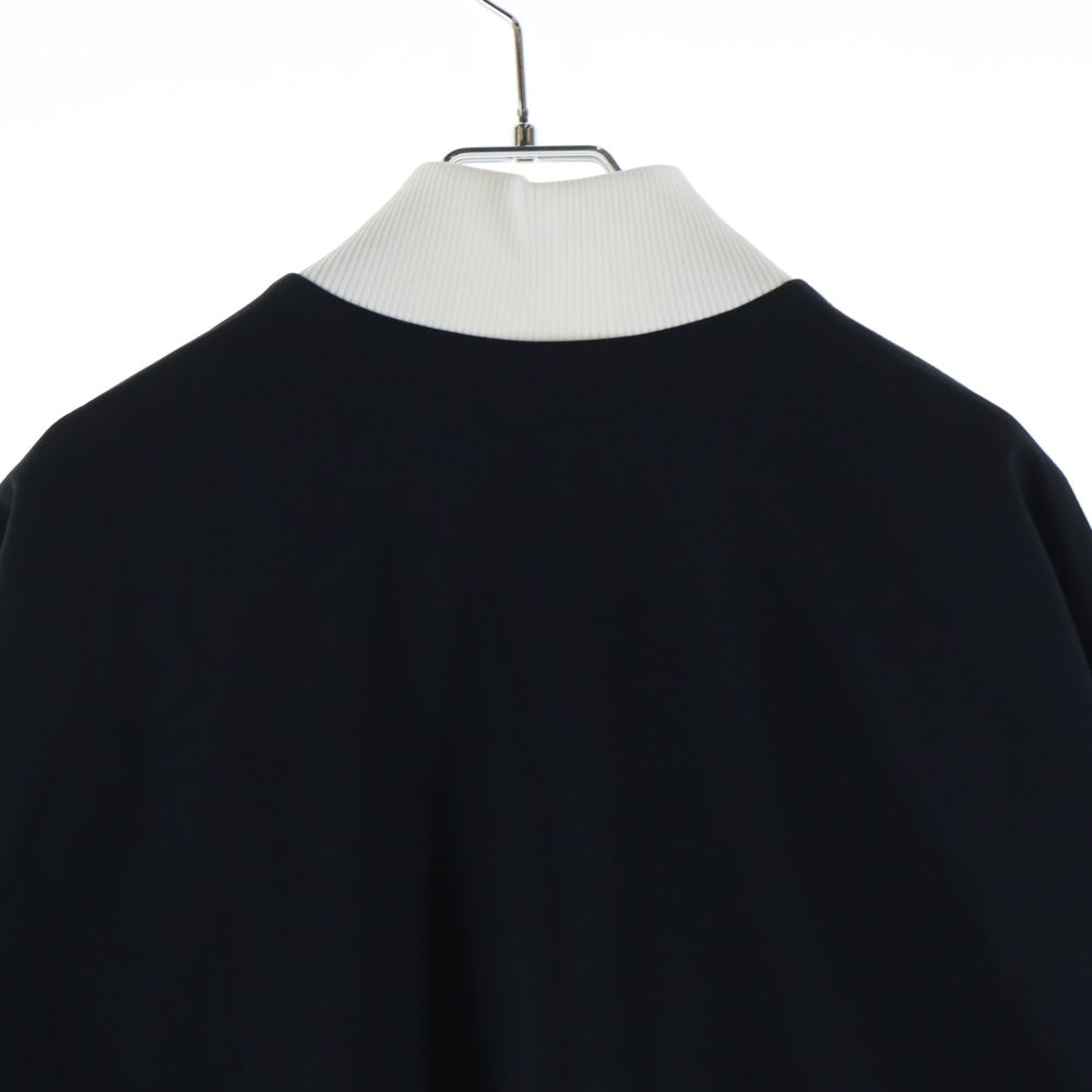 LOUIS VUITTON(ルイヴィトン) 26SS シルク混 カラーブロック ジップアップ ボンバージャケット ブラウン/ブラック RW261WD G72 FUJA33