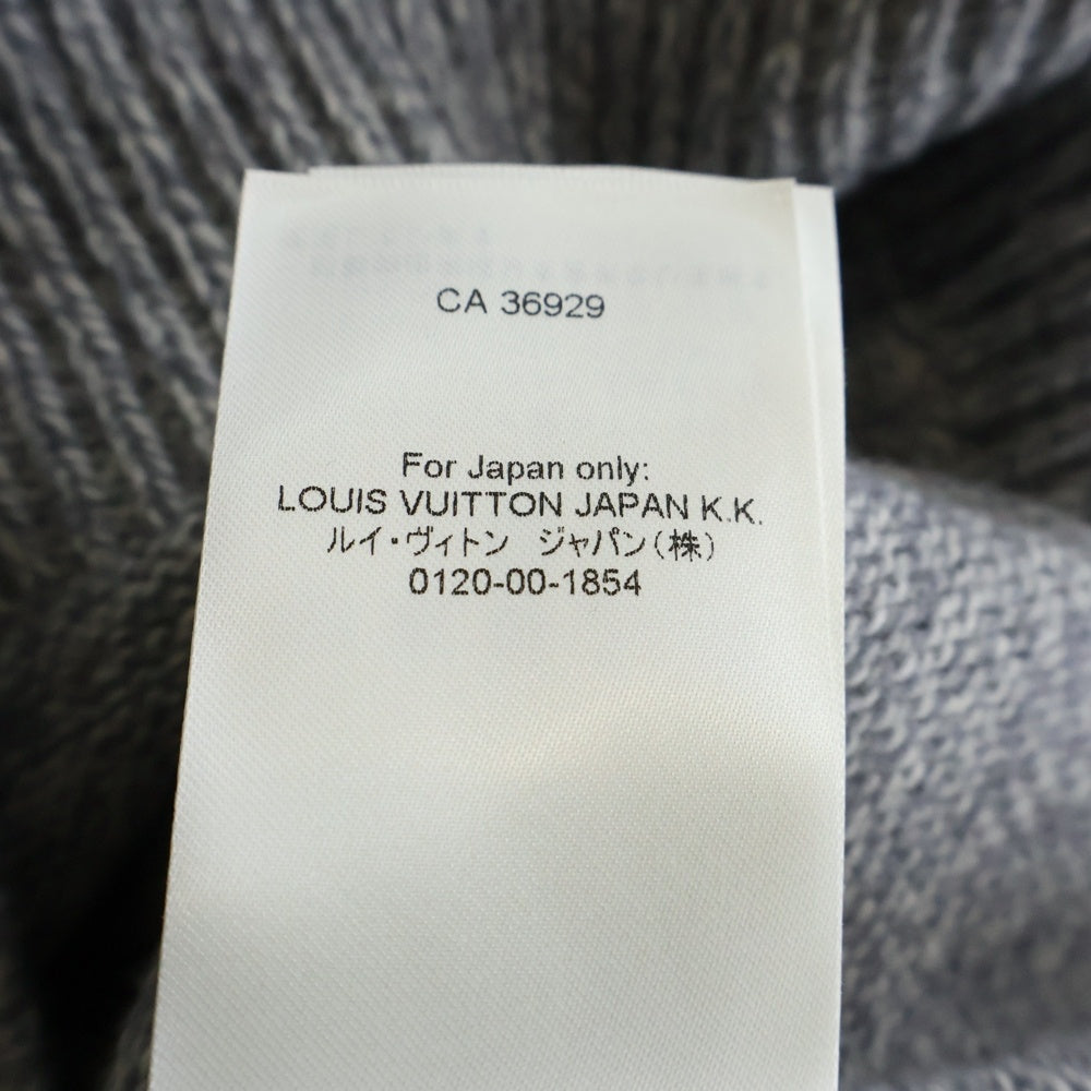 LOUIS VUITTON(ルイヴィトン) 26SS チャンキー ウールカシミヤ フロントフォックス クルーネックニット セーター グレー RM261MM EH0 HUN21W