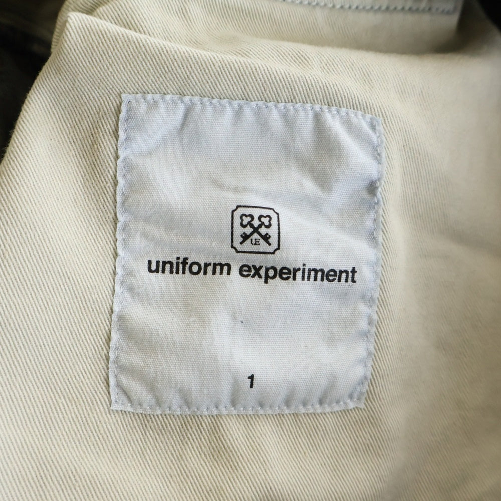 UNIFORM EXPERIMENT(ユニフォームエクスペリメント) 21AW DAMAGED DENIM ストレート ダメージデニムパンツ インディゴ UE-212033