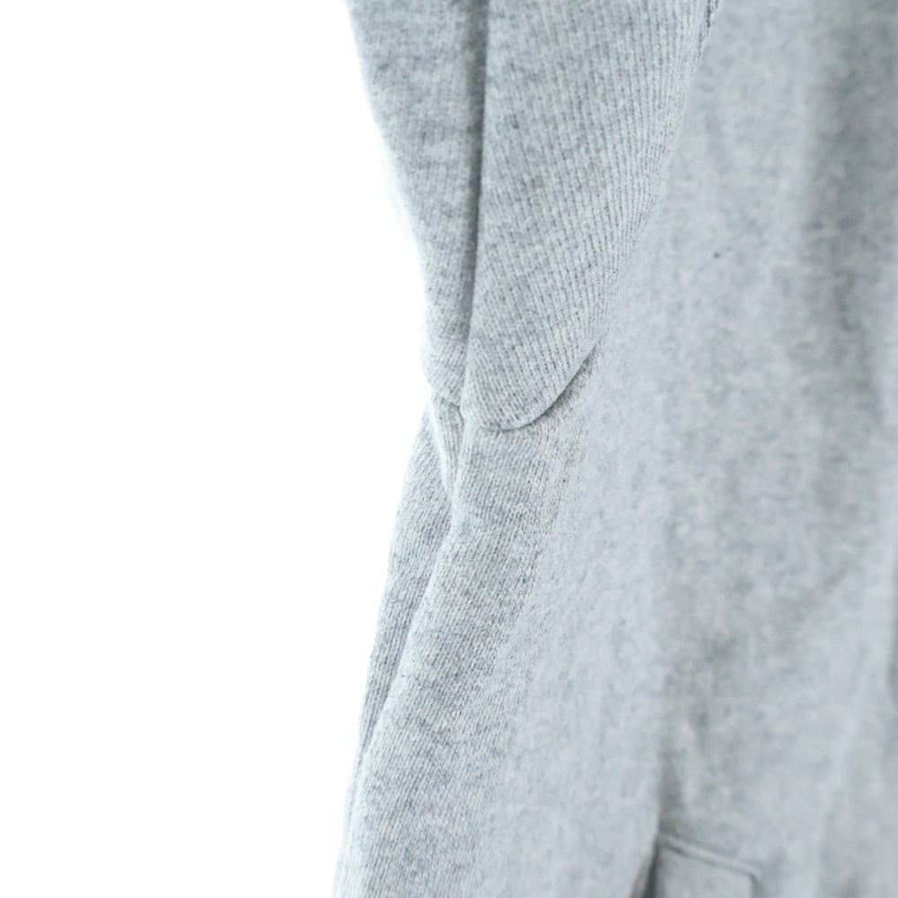 UNIFORM EXPERIMENT(ユニフォームエクスペリメント) 24SS AUTHENTIC LOGO SWEAT VARSITY JACKET オーセンティックロゴ スウェットバーシティージャケット グレー UE-240006