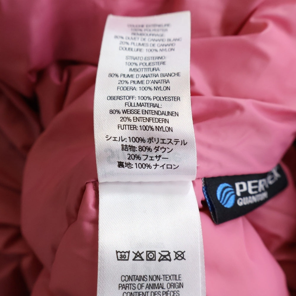 SUPREME(シュプリーム) 21AW Micro Down Half Zip Hooded Pullover マイクロ フロントボックスロゴデザイン ハーフジップ フーデッド ダウンジャケット ピンク