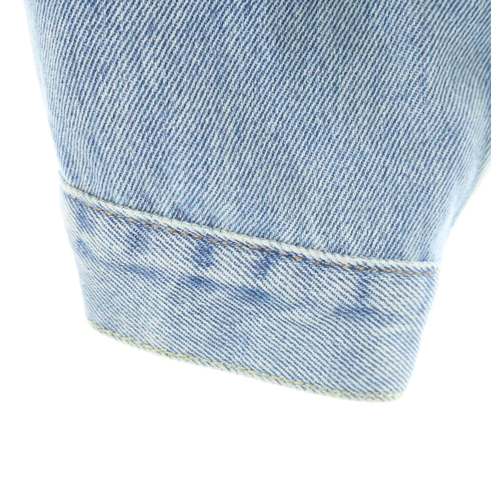 Levi's(リーバイス) ×STUSSY EMBOSSED TRUCKER JACKET ステューシー エンボス デニムトラッカージャケット ブルゾン インディゴ A5215-0000
