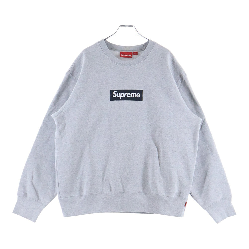 SUPREME(シュプリーム) 22AW Box Logo Crewneck ボックスロゴ クルーネックスウェットトレーナー グレー