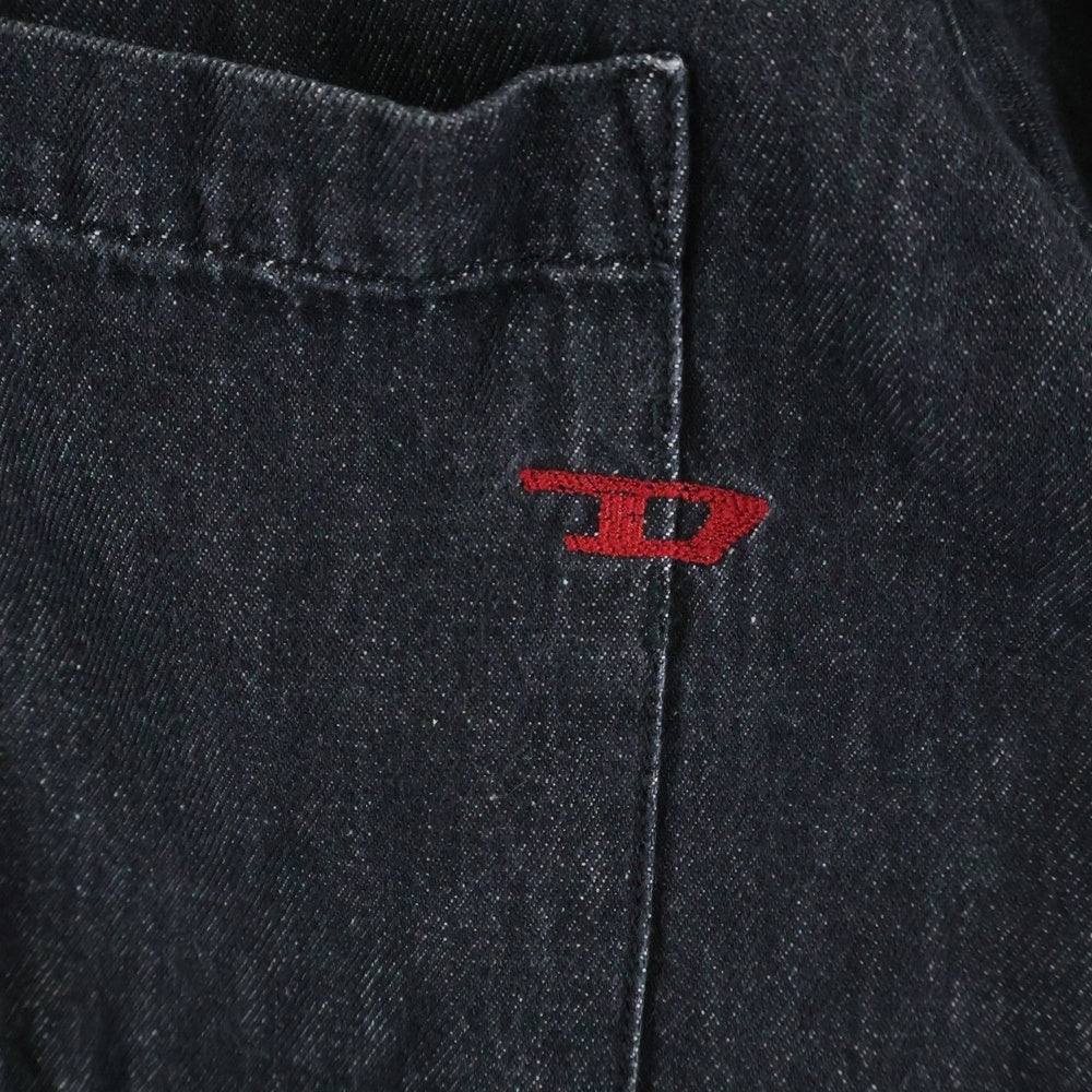 DIESEL(ディーゼル) D-PAROSHORT ディーパロ ショートスリーブ デニムシャツ ブラック A03533