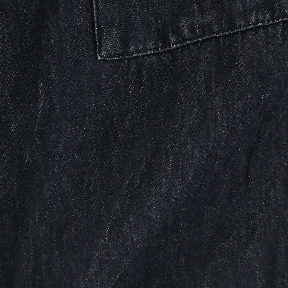 DIESEL(ディーゼル) D-PAROSHORT ディーパロ ショートスリーブ デニムシャツ ブラック A03533