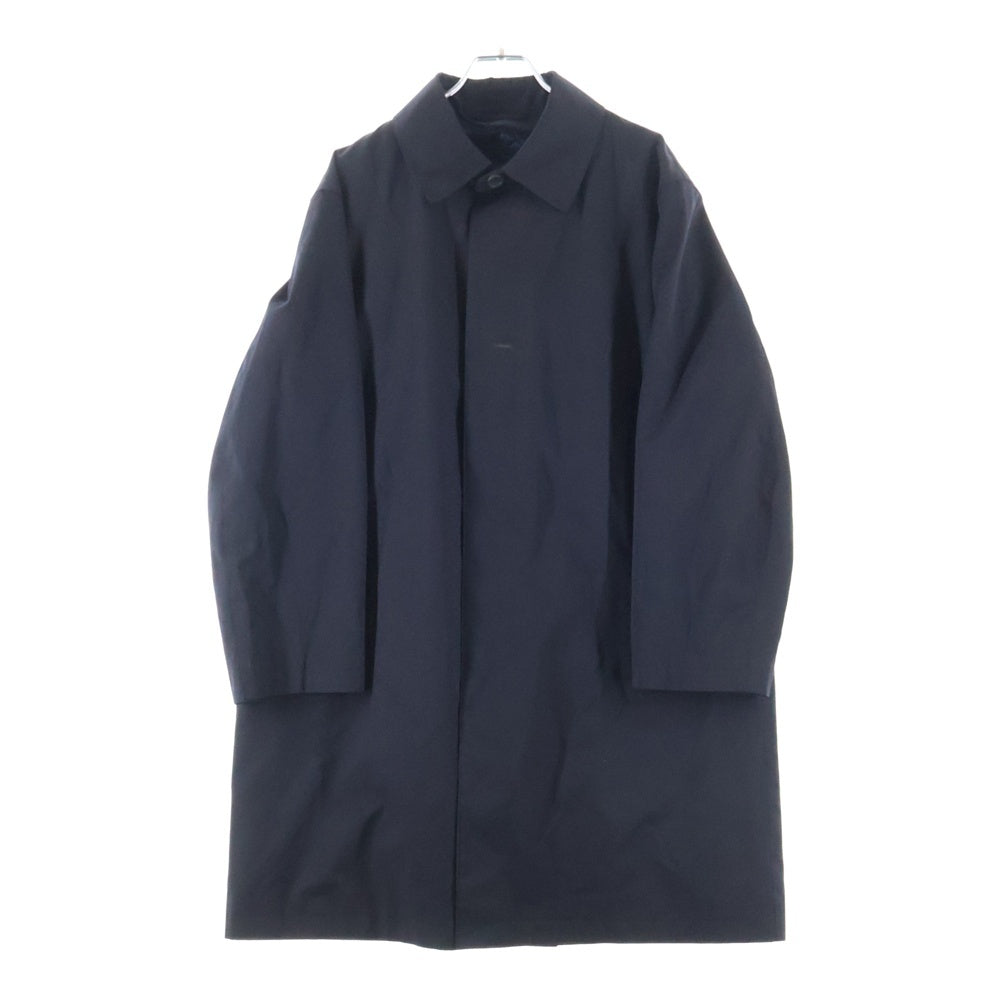 BROOKS BROTHERS(ブルックス ブラザーズ) チェックライナー付き ウール ロングステンカラーコート ブラック