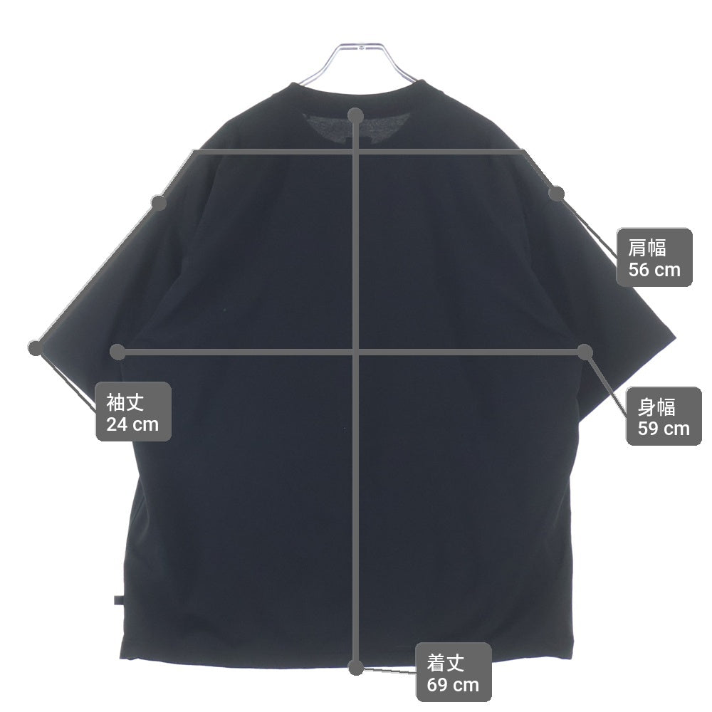 DAIWA PIER39(ダイワ ピアサーティナイン) 23SS ×ENNOY ×スタイリスト私物 TECH DRAWSTRING TEE エンノイ テック ドローストリング 半袖Tシャツ カットソー ブラック BE-37023