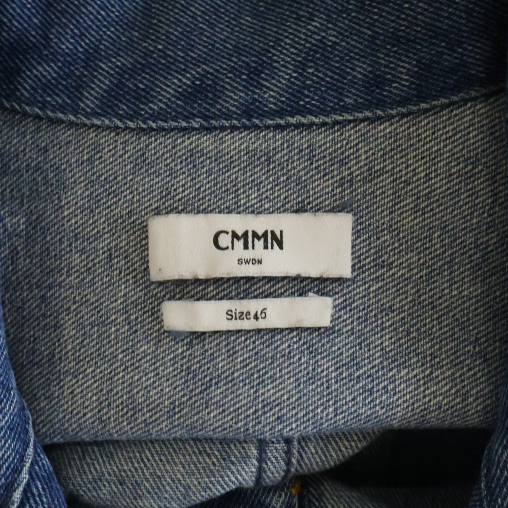 CMMN SWDN(コモンスウェーデン) ポルトガル製 カラーヨークデザイン デニムジャケット インディゴ