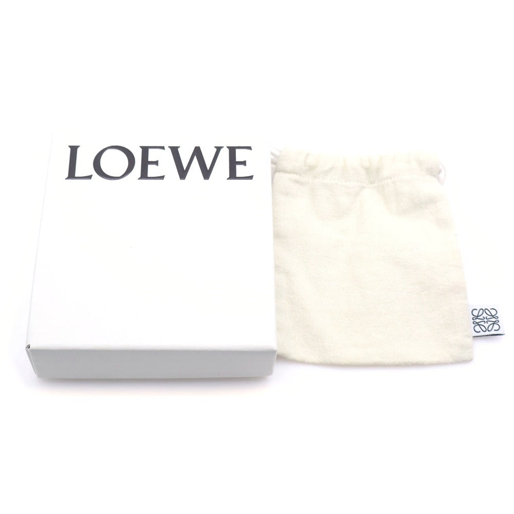 LOEWE(ロエベ) ノット レザー フラグメント コインケース 財布 ベージュ/グリーン ゴールド金具 CEM1Z40X02 レディース