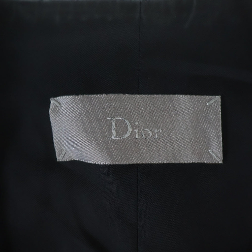 Dior HOMME(ディオールオム) 10SS クリスヴァンアッシュ期 フーデッドデザイン ウールジレベスト ブラック 0E3160700559
