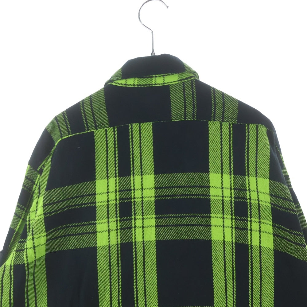 N.HOOLYWOOD(エヌハリウッド) 24SS ×BIG MAC SHIRT ビッグマック チェック柄 コットンフランネル長袖シャツ ブラック/グリーン 2241-SH27-012