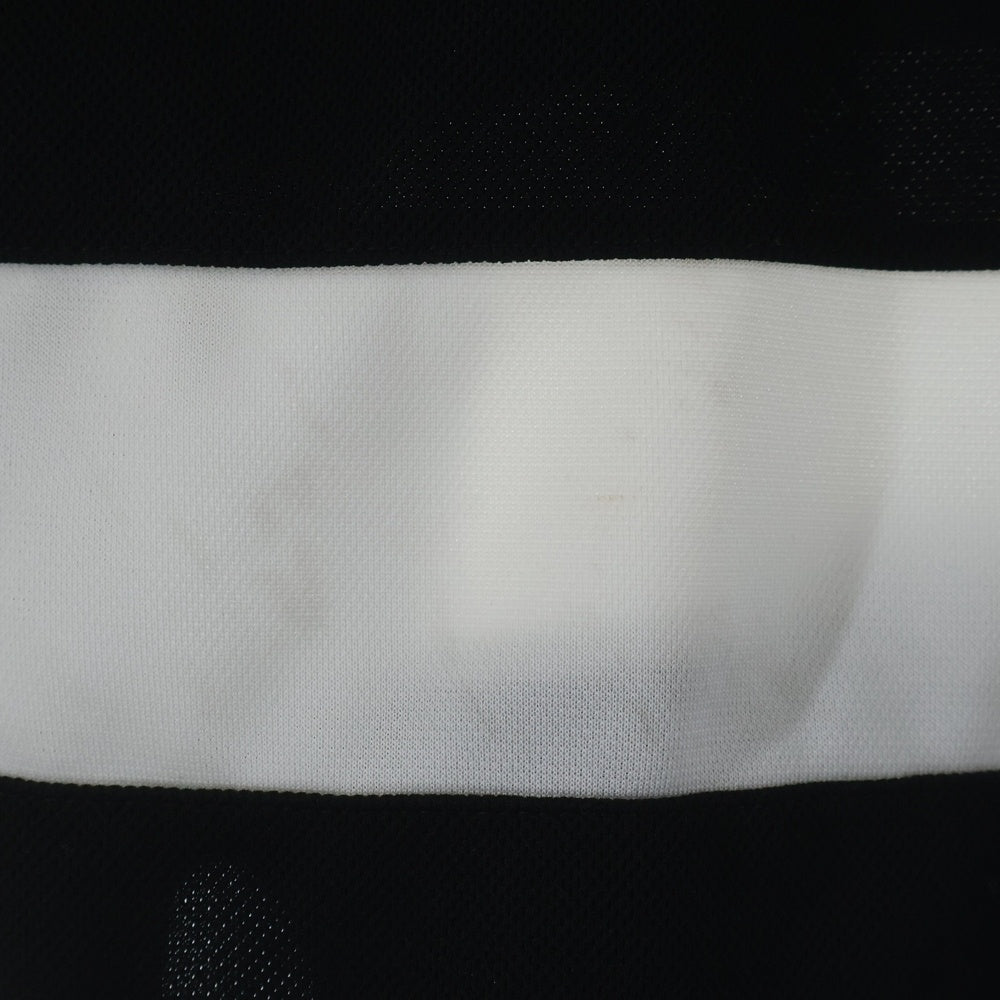 READY MADE(レディメイド) 23SS GAME SHIRT SMILE スマイル ポリエステル Vネック ゲームシャツ カットソー ブラック RE-PO-BK-00-00-249