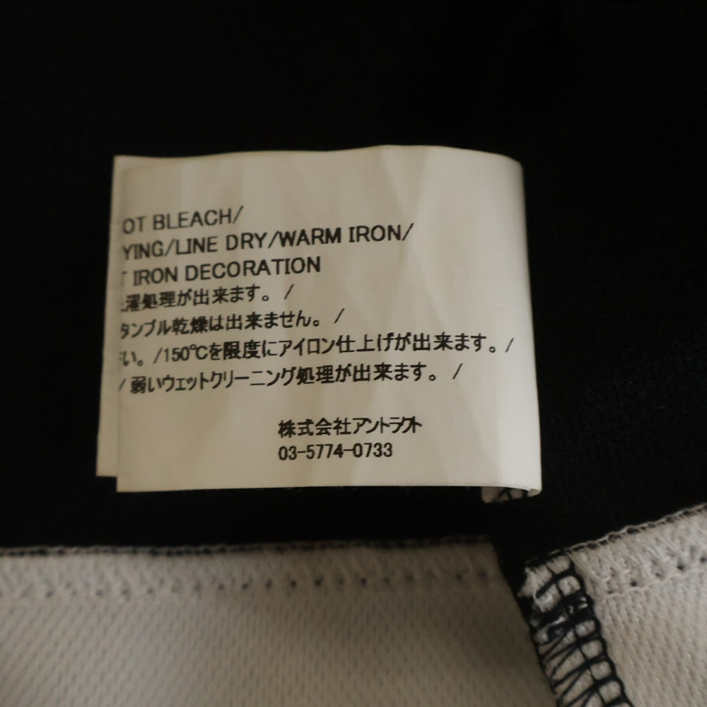 READY MADE(レディメイド) 23SS GAME SHIRT SMILE スマイル ポリエステル Vネック ゲームシャツ カットソー ブラック RE-PO-BK-00-00-249