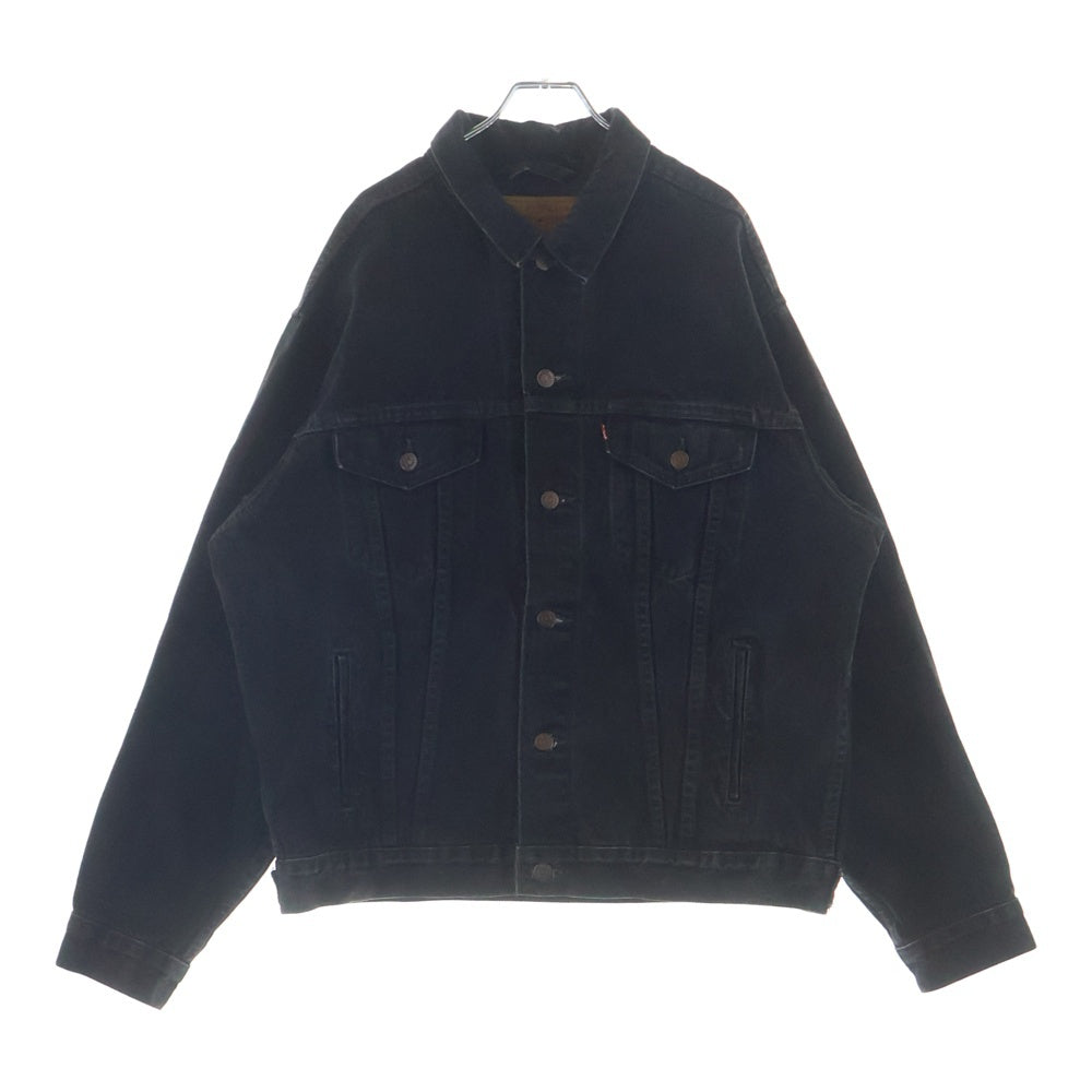 Levi's(リーバイス) 90s VINTAGE 70507-4859 ヴィンテージ ボタン裏527 ブラック USA製 デニムトラッカージャケット ブラック