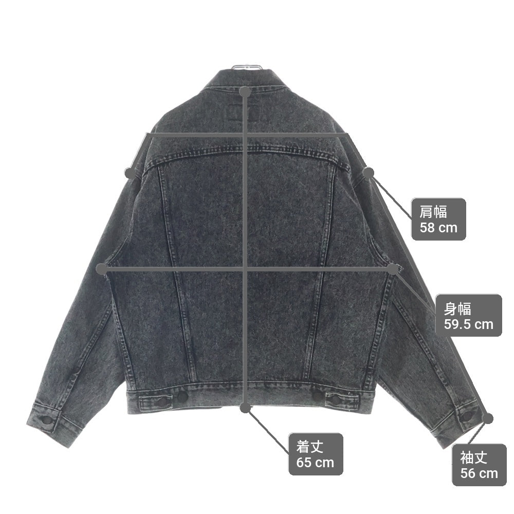 Levi's(リーバイス) 90s VINTAGE 70507-4861 ヴィンテージ ボタン裏527 先染めブラック USA製 デニムトラッカージャケット ブラック
