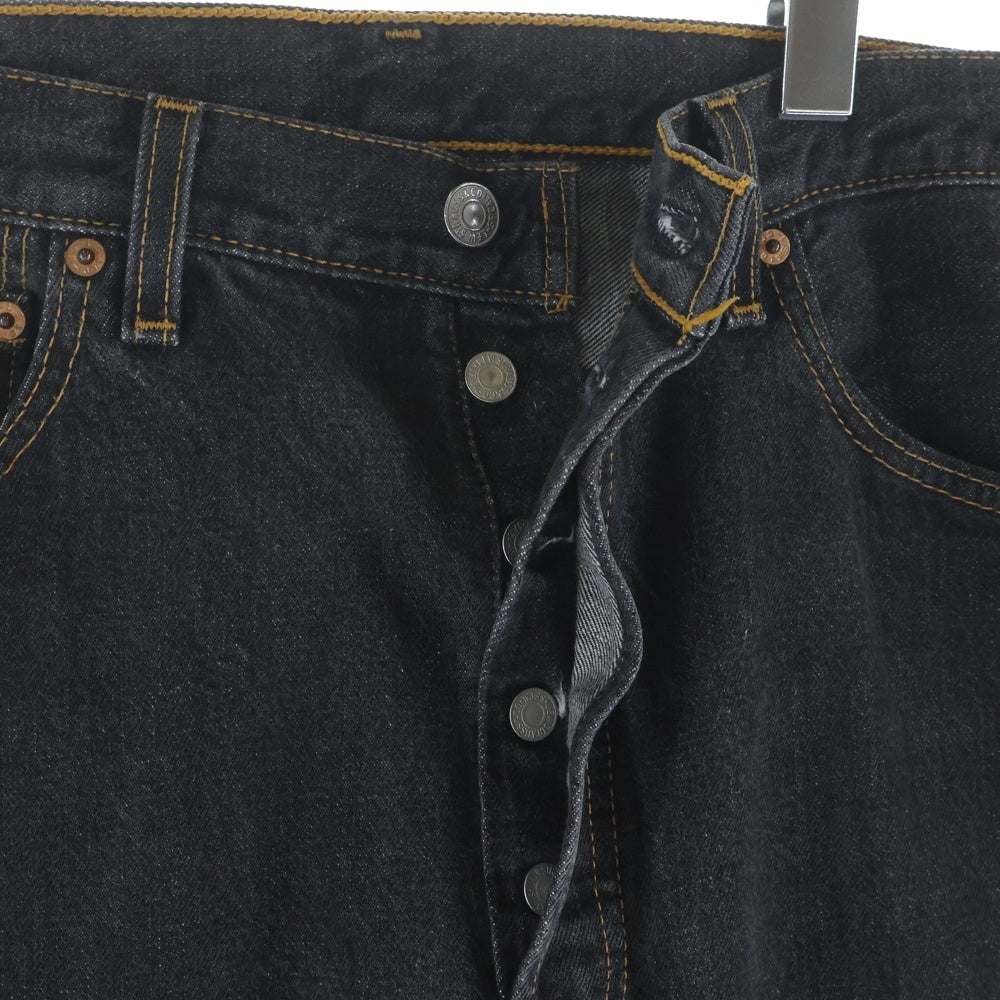 Levi's(リーバイス) 00s VINTAGE 501 ヴィンテージ ボタン裏553 USA製 先染めブラック デニムパンツ ブラック 501-0155