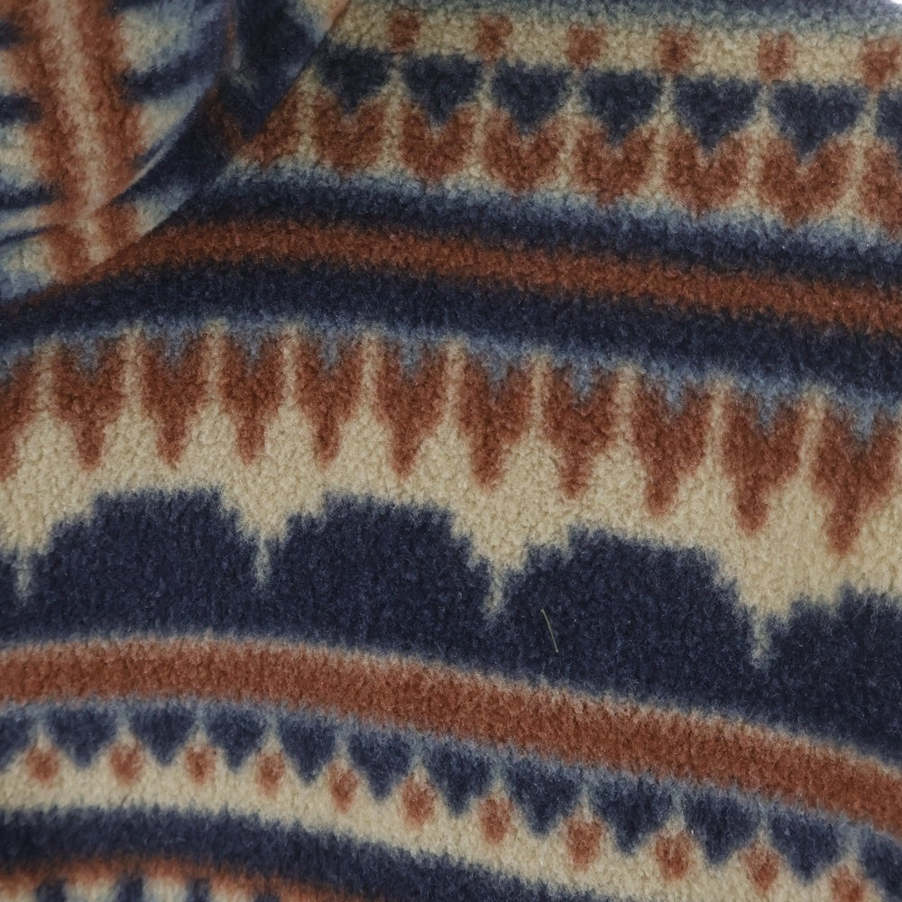 PATAGONIA(パタゴニア) 21AW ライトウェイトシンチラスナップT プルオーバー ハーフボタン フリースジャケット ネイビー/ブラウン 25580FA21