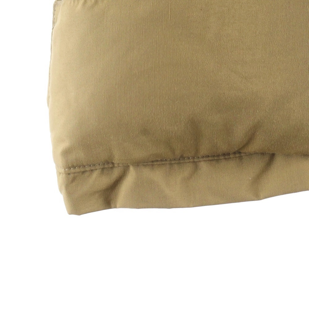 NO BRAND(ノーブランド) CRESCENT DOWN WORKS Italian Vest クレセントダウンワークス イタリアンダウンベスト ブラウン