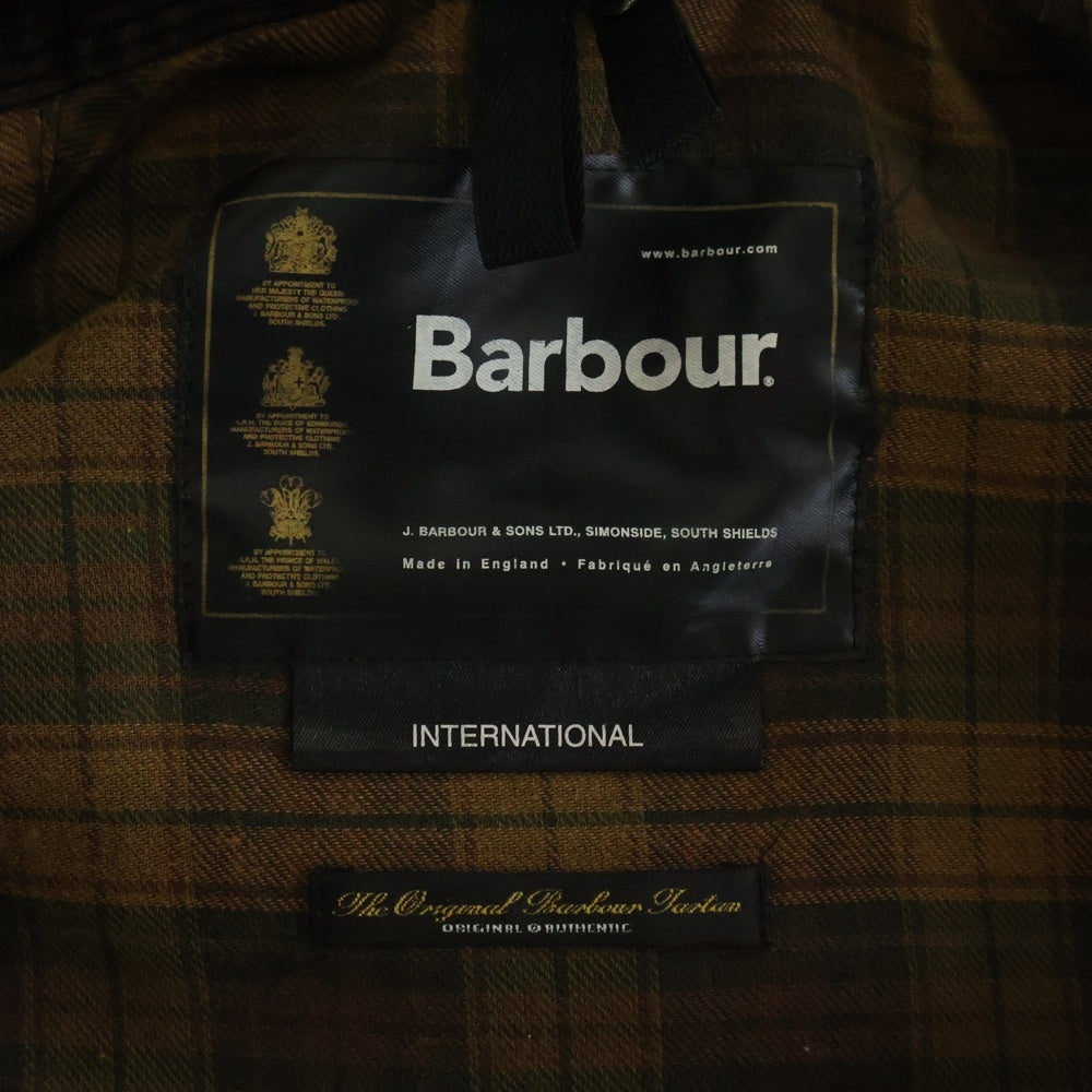 Barbour(バブアー) A10 INTERNATIONAL JACKET インターナショナル ワックスコーティング オイルドジャケット ブラウン