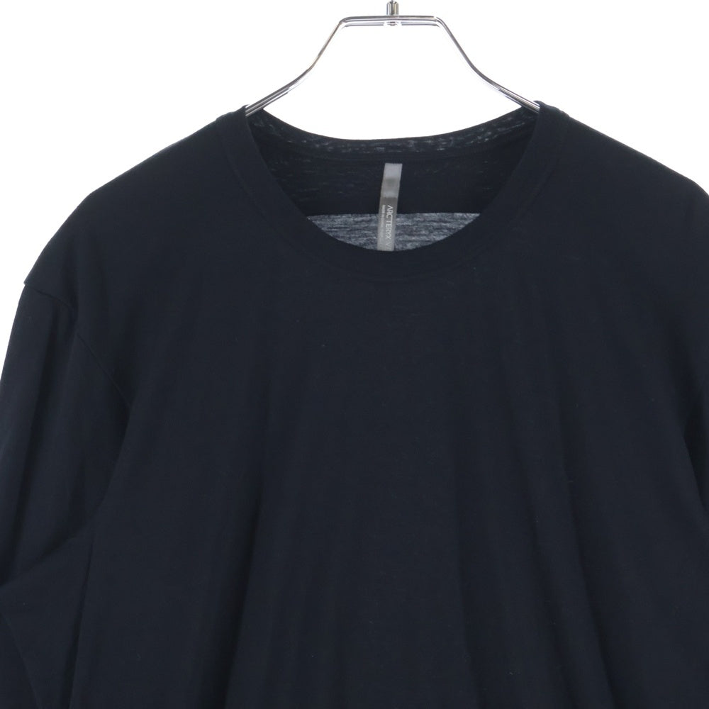ARC'TERYX(アークテリクス) 25AW FRAME LS SHIRT フレーム クルーネック長袖Tシャツ カットソー ブラック X000007258