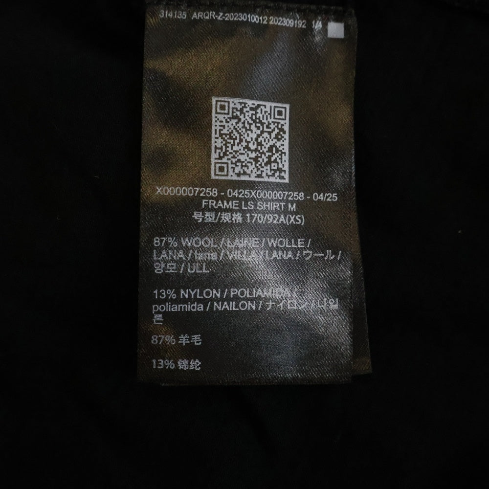 ARC'TERYX(アークテリクス) 25AW FRAME LS SHIRT フレーム クルーネック長袖Tシャツ カットソー ブラック X000007258
