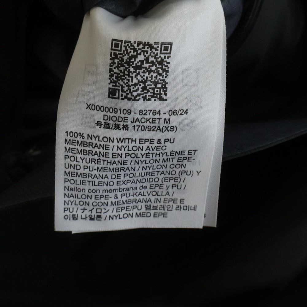 ARC'TERYX(アークテリクス) 24AW DIODE JACKET ダイオード フーデッドナイロンジャケット カーキ X000009109