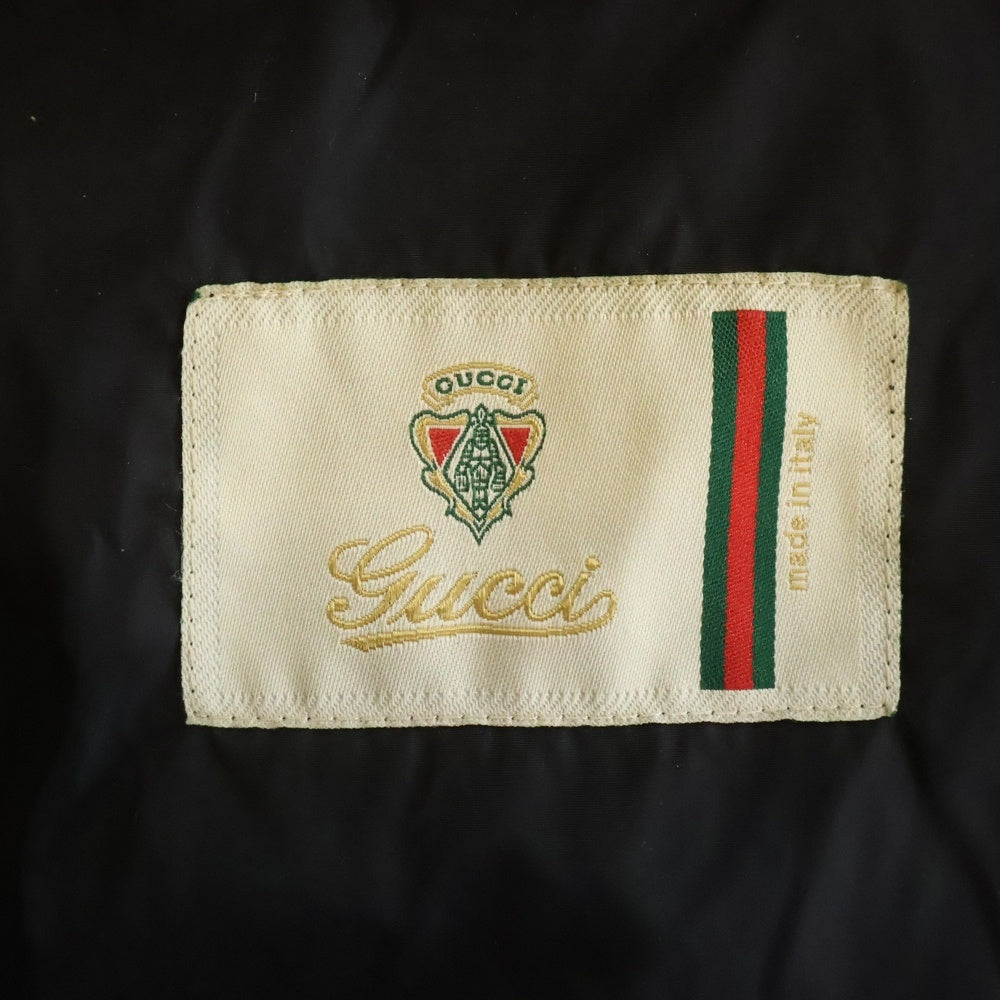 GUCCI(グッチ) スタンドカラー ジップアップ ナイロンジャケット ブラック 232055-Z4063