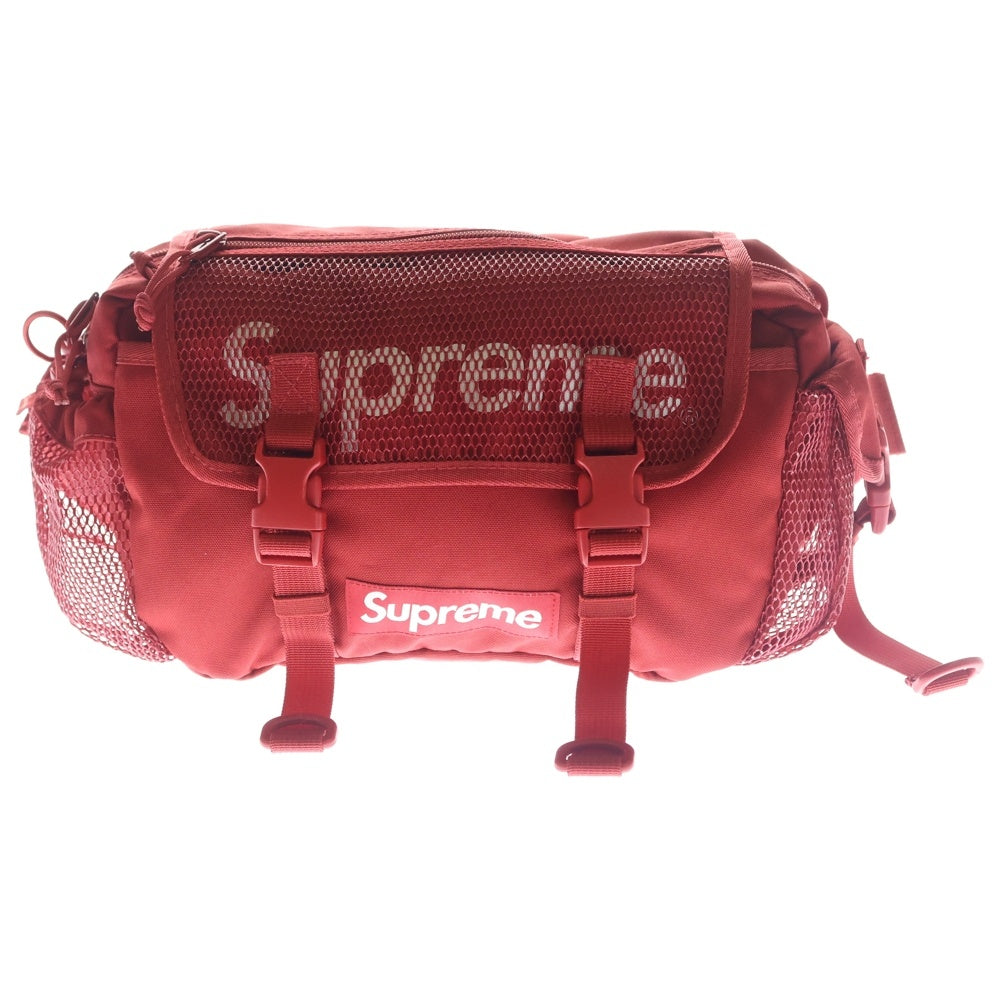 SUPREME(シュプリーム) 20SS Waist Bag ボックスロゴ ショルダーハンドバッグ ウエストバッグ レッド