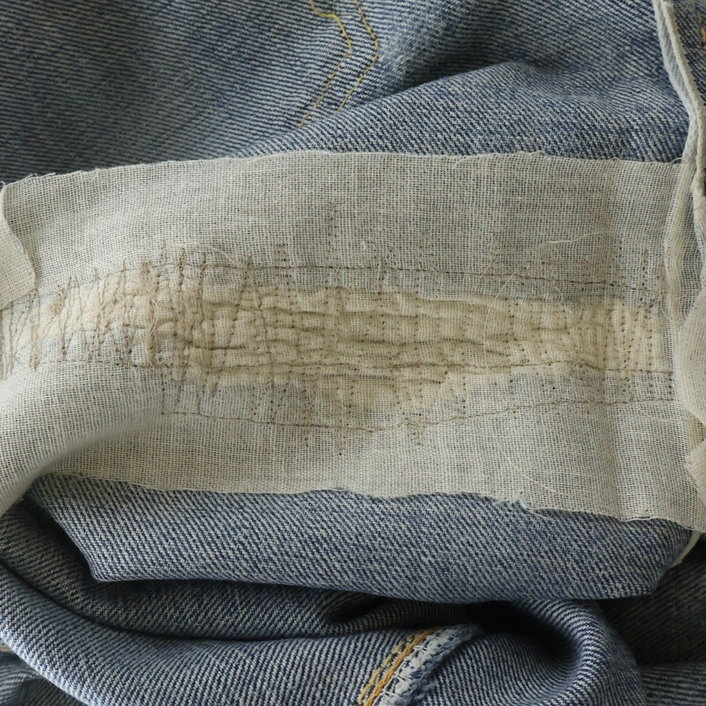 Levi's(リーバイス) 50S VINTAGE 501XX 紙パッチ移行期 両面ビッグE ボタン裏無刻印 オフセット 隠しリベット ボタンフライデニムパンツ インディゴ