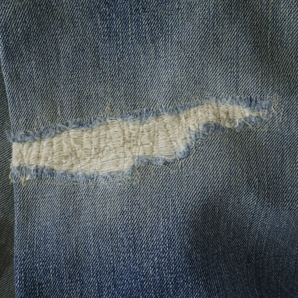 Levi's(リーバイス) 50S VINTAGE 501XX 紙パッチ移行期 両面ビッグE ボタン裏無刻印 オフセット 隠しリベット ボタンフライデニムパンツ インディゴ