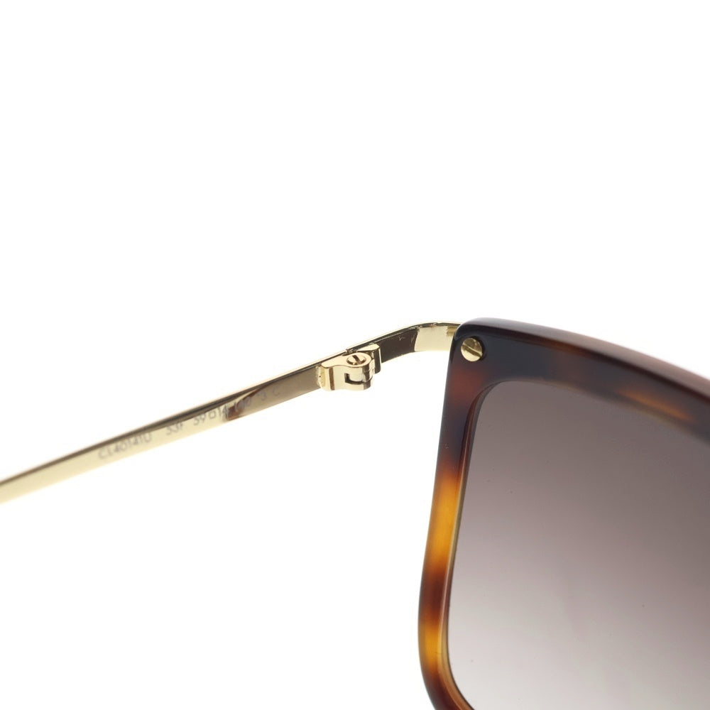 CELINE(セリーヌ) CL40141U スクエアフレーム サングラス メガネ ブラウン/ゴールド