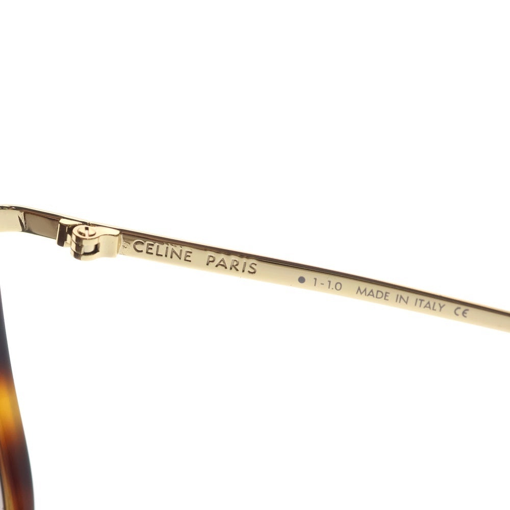 CELINE(セリーヌ) CL40141U スクエアフレーム サングラス メガネ ブラウン/ゴールド