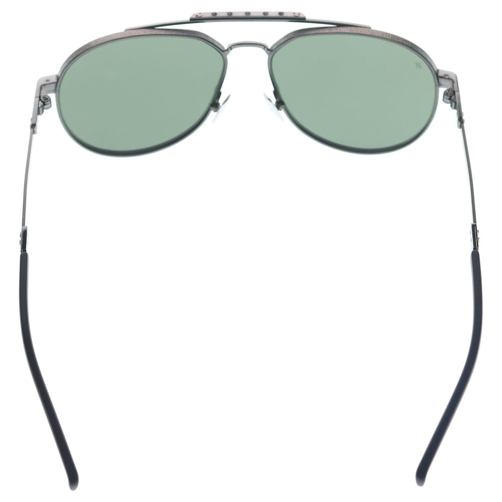HUBLOT(ウブロ) POLARIZED ティアドロップシェイプ カラーレンズ サングラス メガネ グリーン/ブラック H012.078