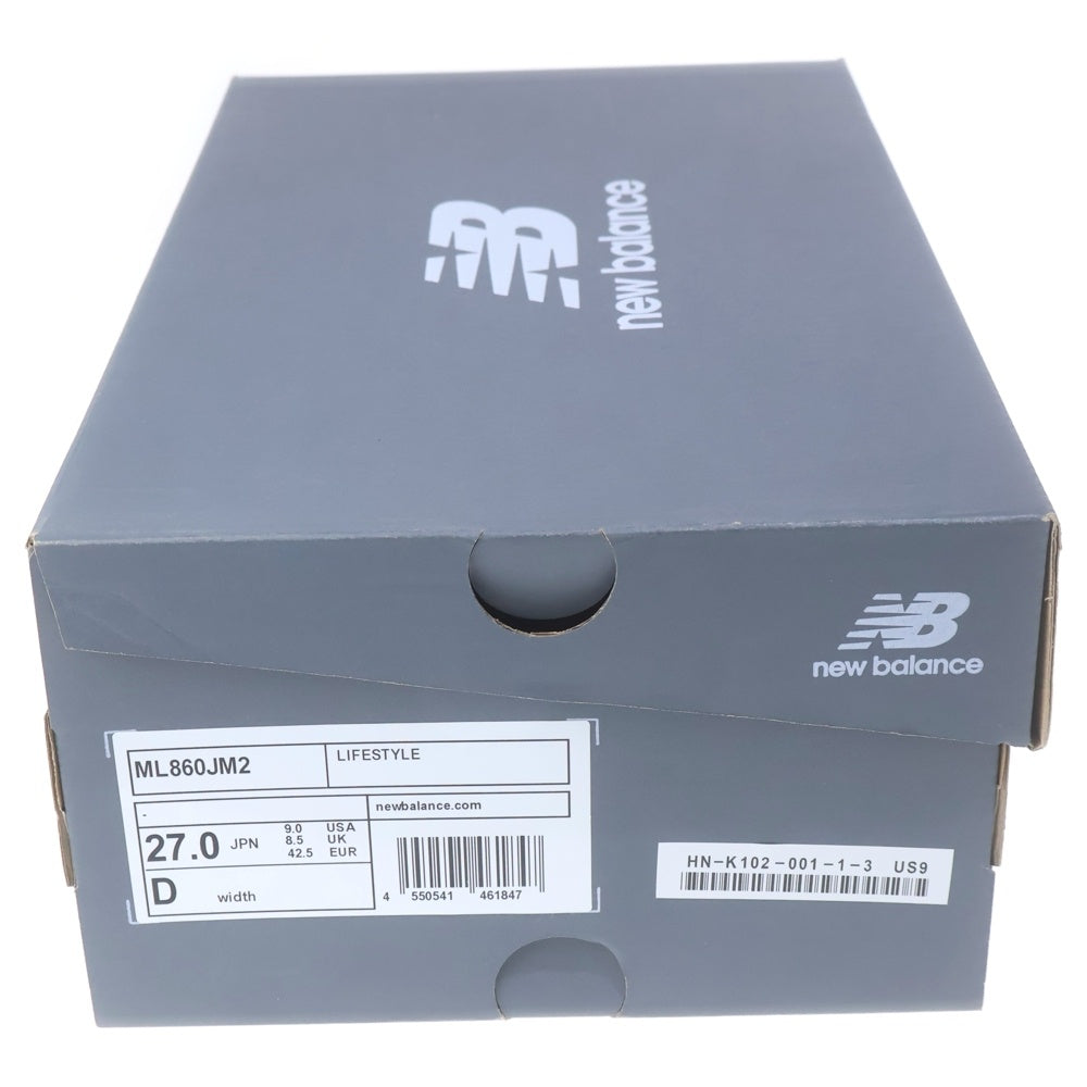 New Balance(ニューバランス) ×COMME des GARCONS HOMME ML860JM2 コムデギャルソンオム メッシュ ローカットスニーカー グレー US9/27cm HN-K102-001