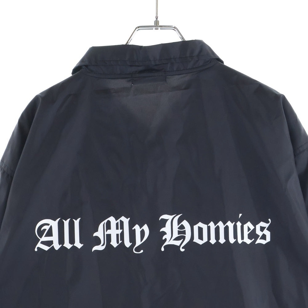 NO BRAND(ノーブランド) All My Homies オールマイホーミーズ All My Homies Coach Jacket オールマイホーミーズ コーチジャケット ブラック