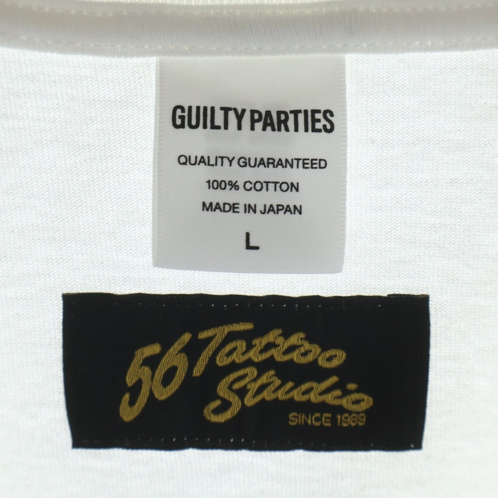 WACKO MARIA(ワコマリア) ×56 TATTOO STUDIO WASHED HEAVY WEIGHT CREW NECK T-SHIRT 56タトゥースタジオ ウォッシュドヘビーウェイト クルーネック半袖Tシャツ 56TS-WM-WT01