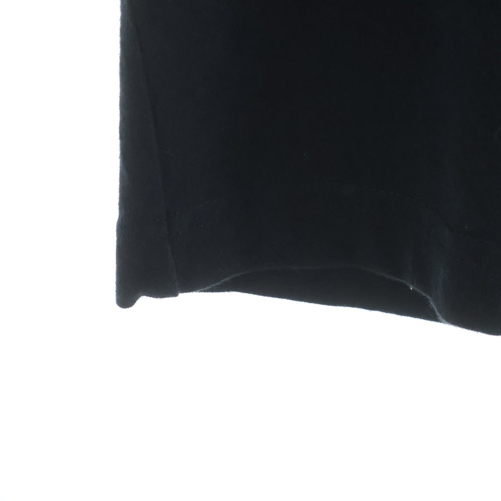 NEIGHBORHOOD(ネイバーフッド) 22AW NH TEE-10 LS.CO アームロゴプリント クルーネック長袖Tシャツ カットソー ブラック 222PCNH-LT10