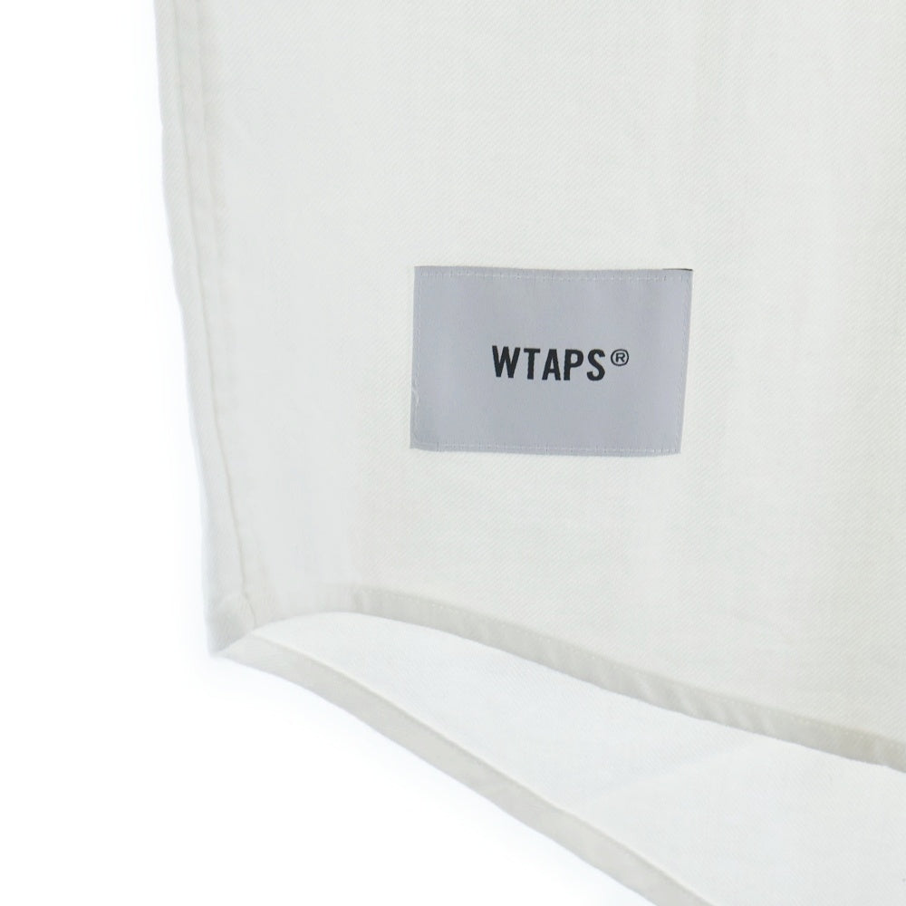 WTAPS(ダブルタップス) 25SS LEAGUE SS COTTON WHITE リーグコットンベースボール コットン 半袖シャツ ホワイト 251TQDT-SHM09