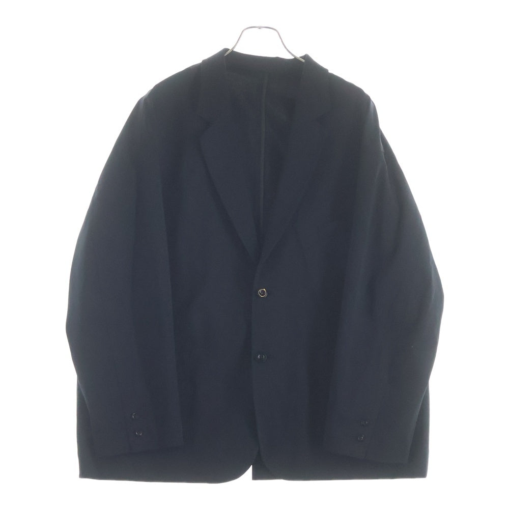Graphpaper(グラフペーパー) 25SS Compact Ponte Jacket コンパクトポンチ 2B シングルテーラードジャケット ブラック GM251-20176B