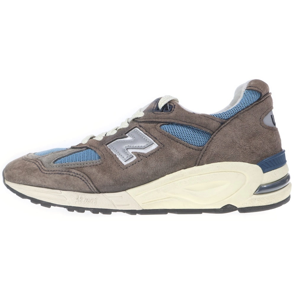 New Balance(ニューバランス) M990TB2 スウェード ローカットスニーカー グレー US8/26cm