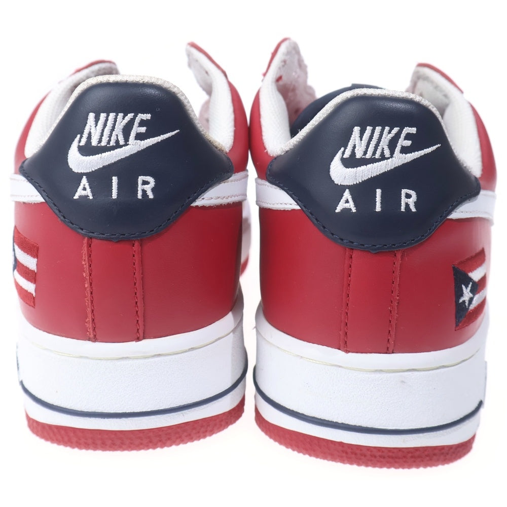 NIKE(ナイキ) 【観賞用2003年】AIR FORCE 1 LOW PUERTO RICO 4 エアフォース プエルトリコ ローカットスニーカー レッド US9/27cm 624040-641