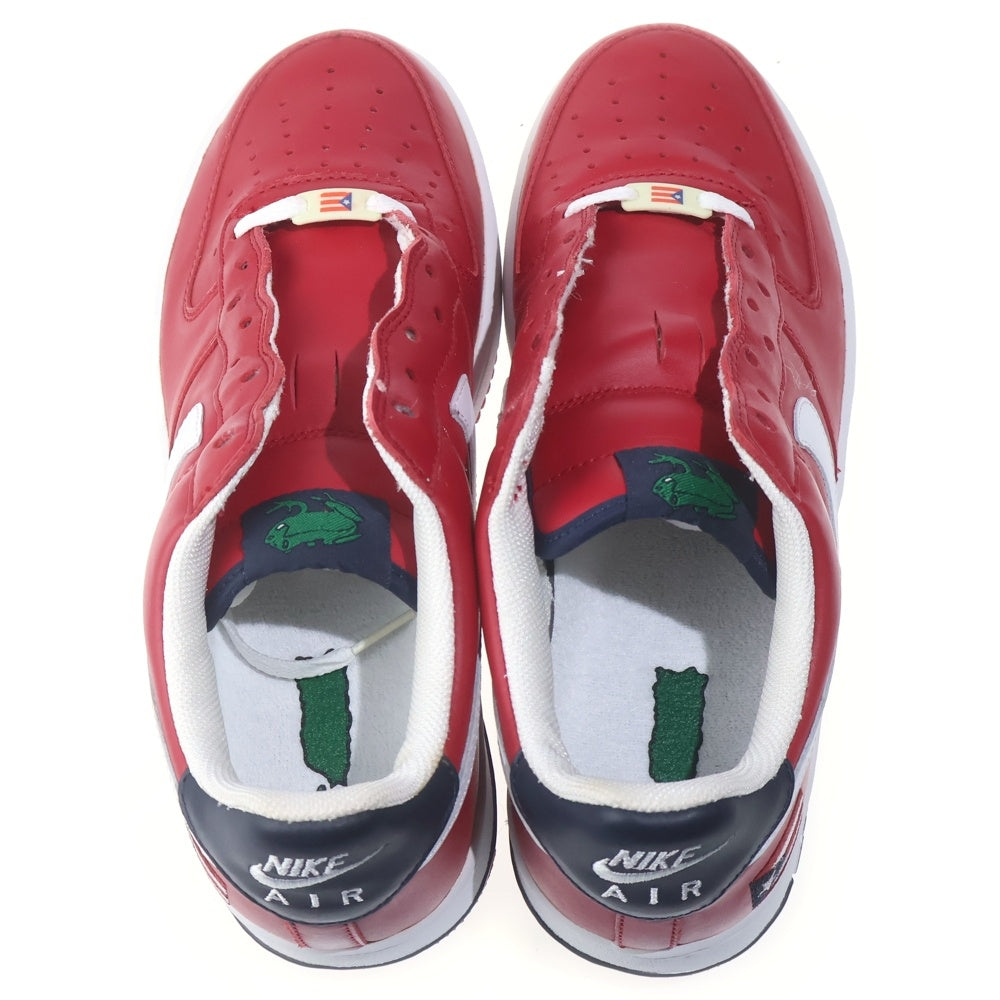 NIKE(ナイキ) 【観賞用2003年】AIR FORCE 1 LOW PUERTO RICO 4 エアフォース プエルトリコ ローカットスニーカー レッド US9/27cm 624040-641