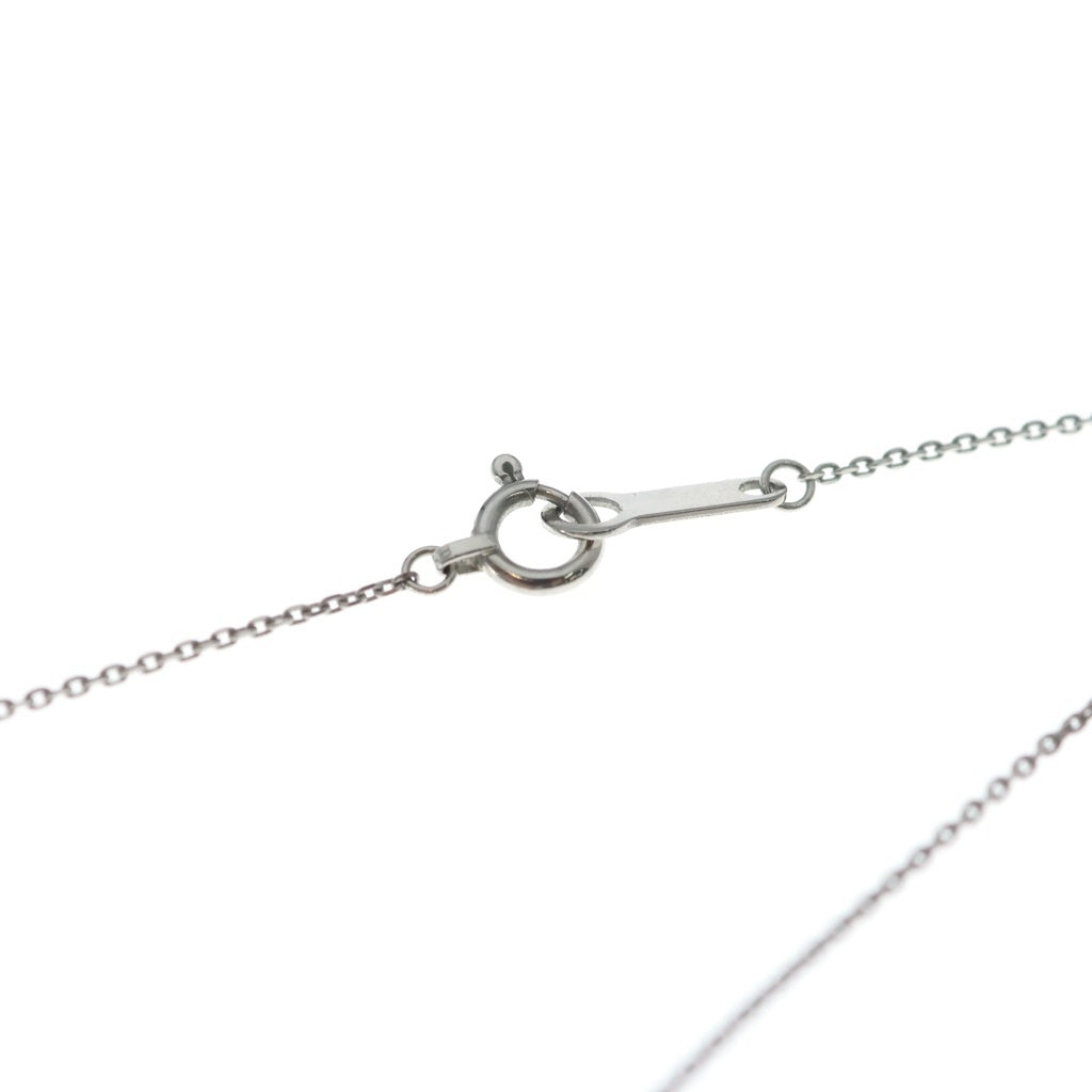 4℃(ヨンドシ-) Pt ダブルループ ダイヤモンドネックレス シルバー 111016123209 レディース