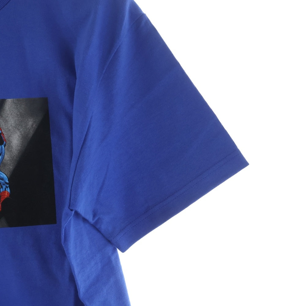 SUPREME(シュプリーム) 26SS Spider-Man Tee スパイダーマン フロントプリント クルーネック 半袖Tシャツ カットソー ブルー