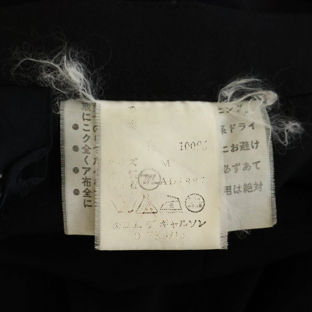tricot COMME des GARCONS(トリコ コム デ ギャルソン) 98SS AD1997 ラップデザイン ウールスラックスパンツ ブラック TP-10016M レディース