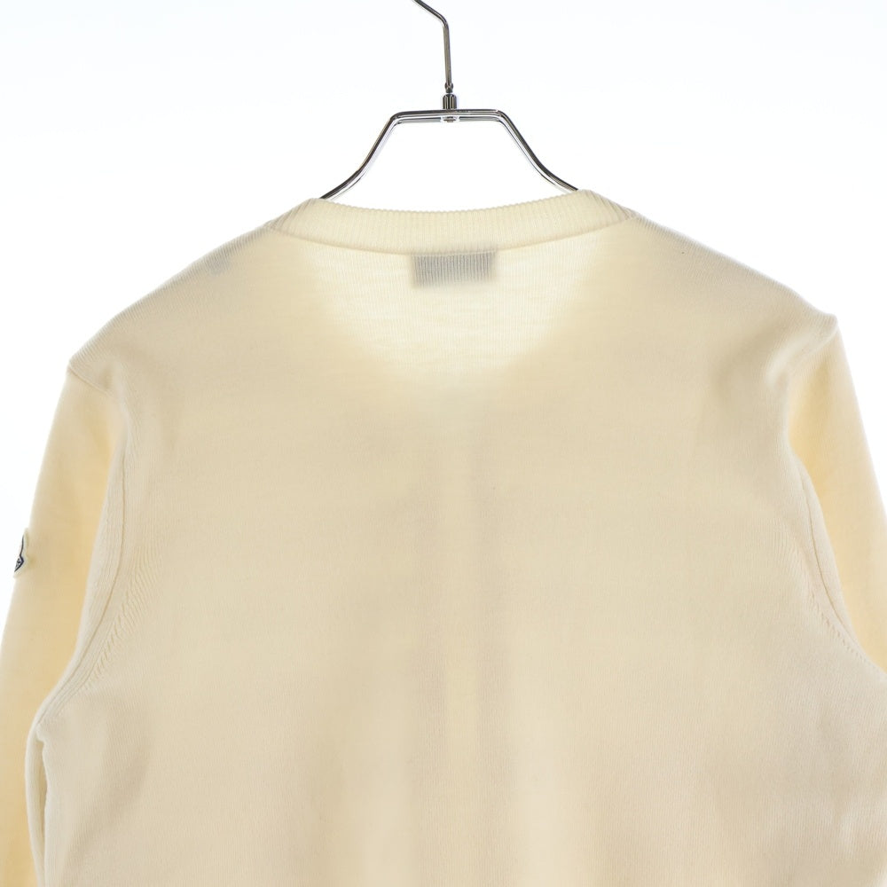 MONCLER(モンクレール) 22AW CARDIGAN TRICOT ニット切替 ノーカラー ダウンジャケット ホワイト レディース H20939B51000 A9018