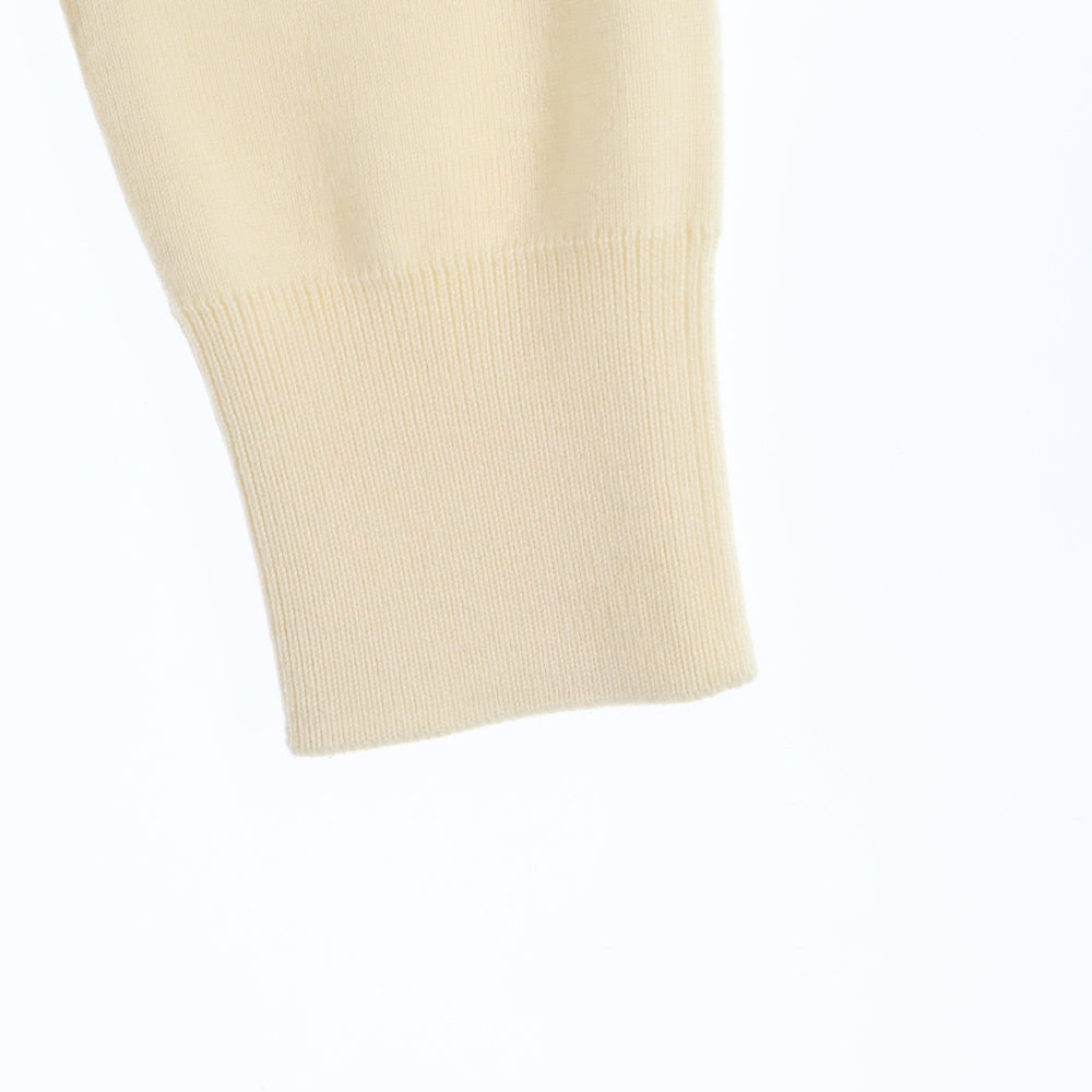 MONCLER(モンクレール) 22AW CARDIGAN TRICOT ニット切替 ノーカラー ダウンジャケット ホワイト レディース H20939B51000 A9018