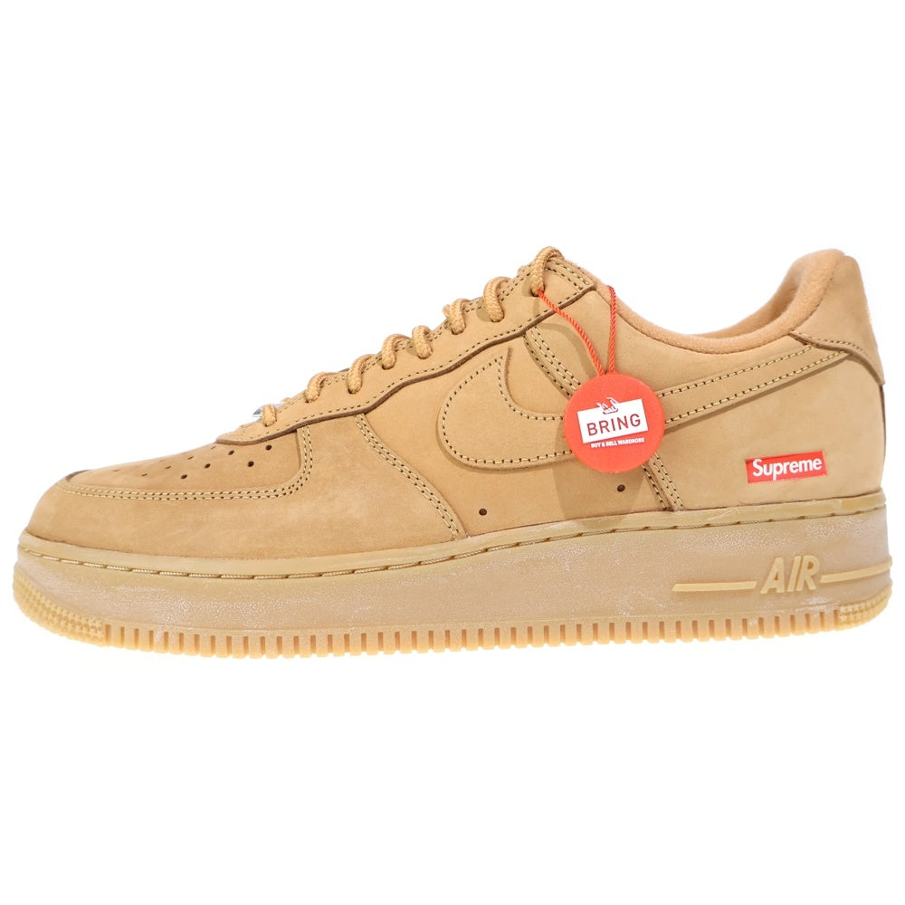 NIKE(ナイキ) ×SUPREME AIR FORCE 1 LOW SP シュプリーム エアフォースワン ウィート ローカットスニーカー ブラウン US9.5/27.5cm DN1555-200